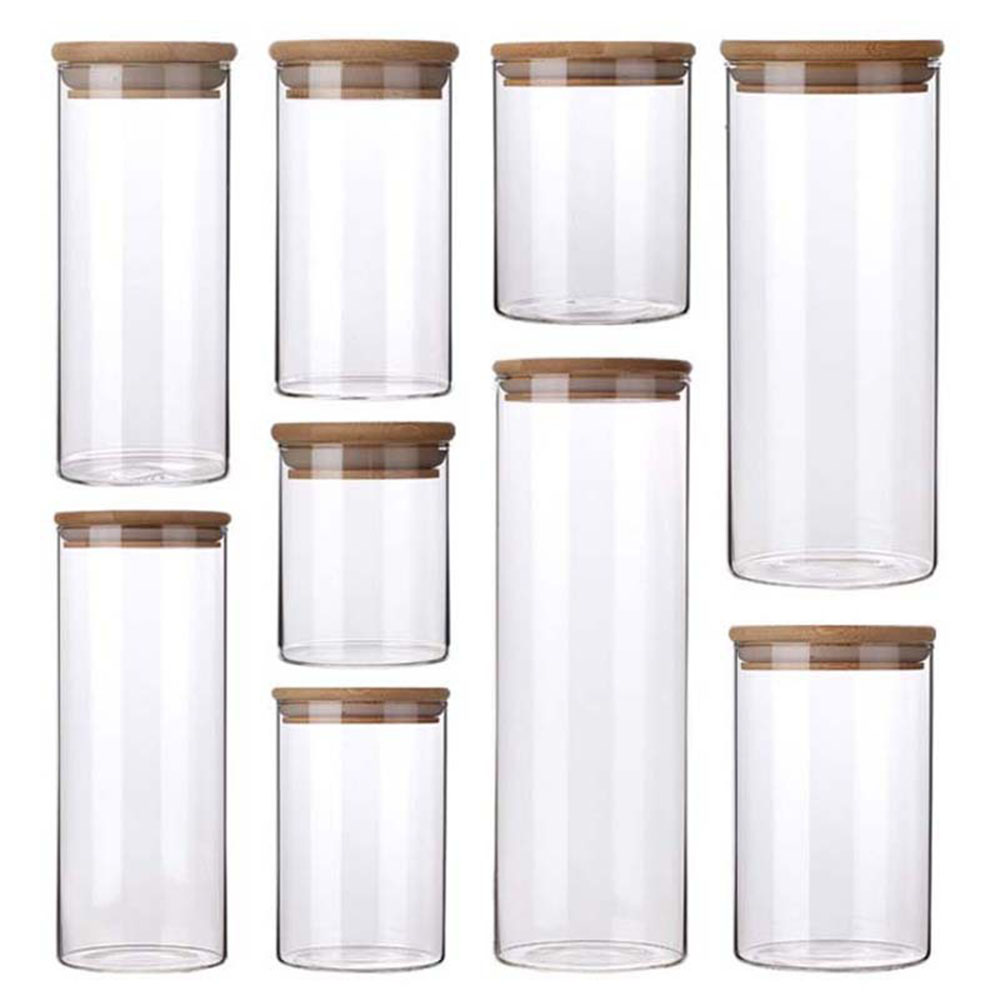 Food Storage Containers Glass - 4/8 Stuks 250 Ml 500 Ml
