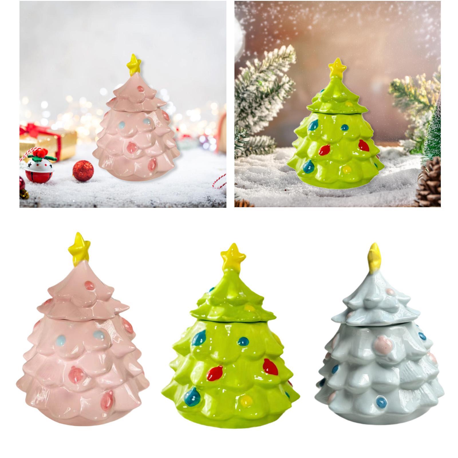 Xmas Food Storage Containers - Kerstboom snoepvaas schattig kerst snoepbus cadeaudoos
