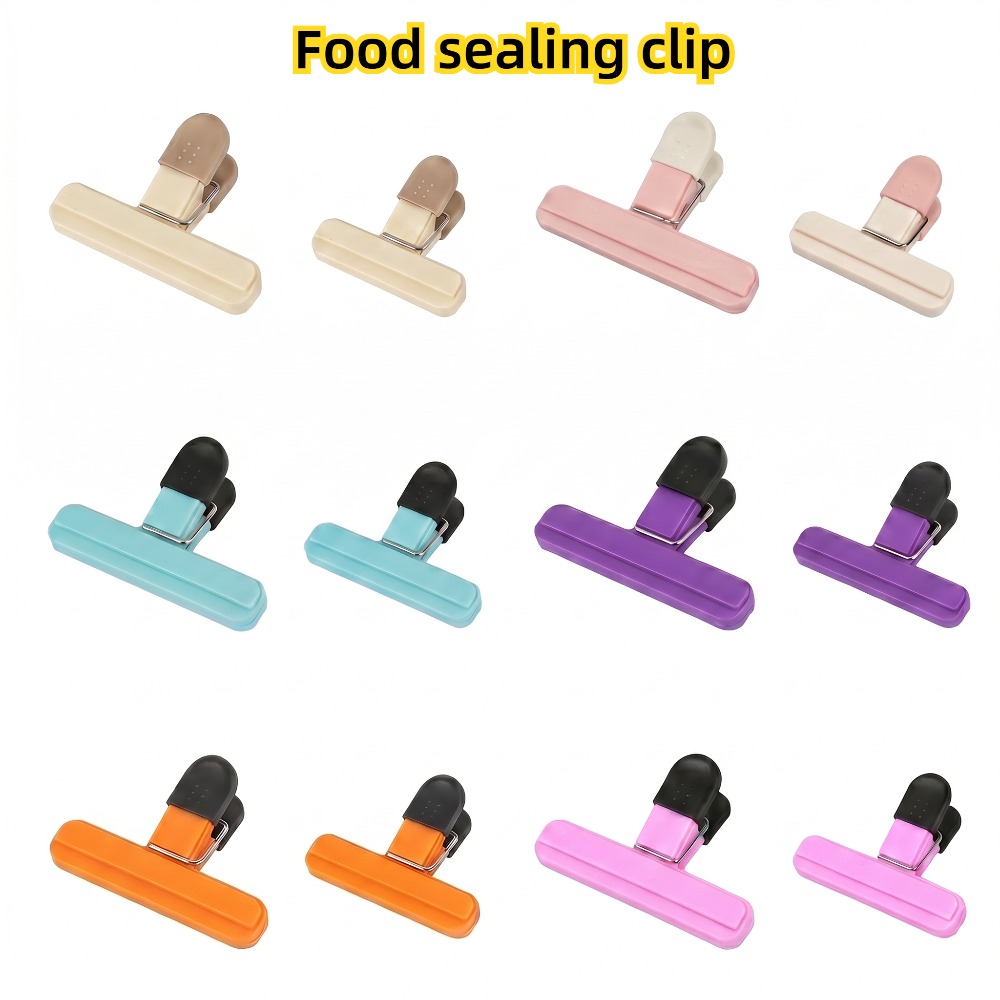 Food Storage Zip Lock Bags - Open zakkenklemmen, grote clips voor voedselverpakkingen,
