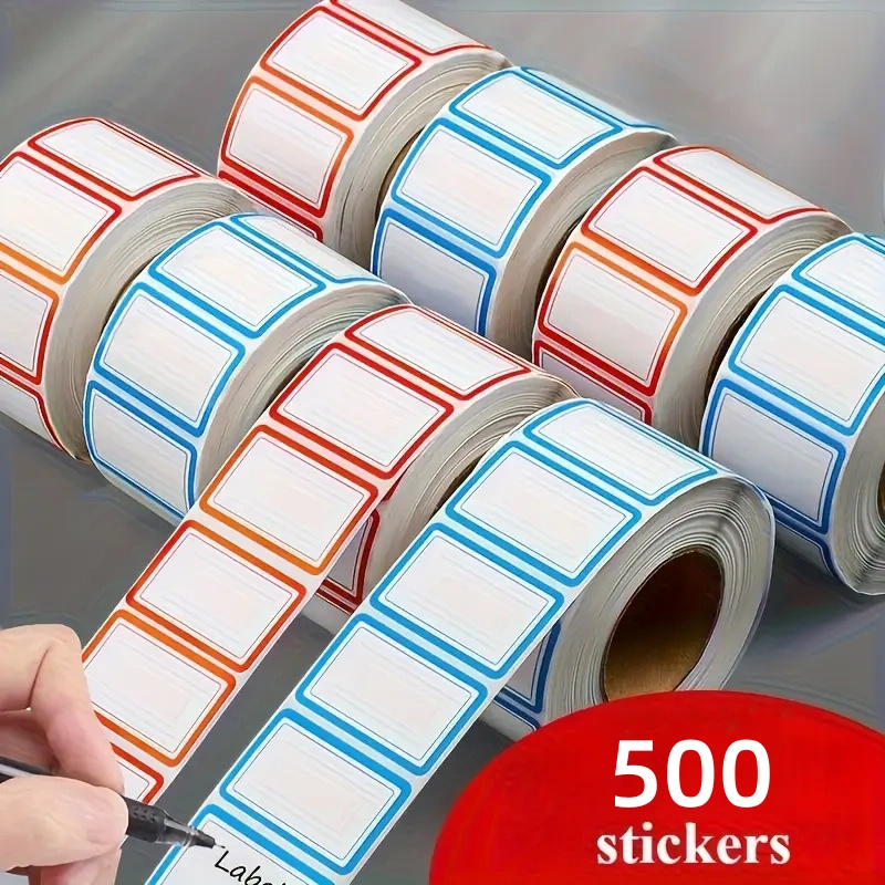 Food Storage Tank - 500 Stuks Bevriezing Etiketten Stickers Geen