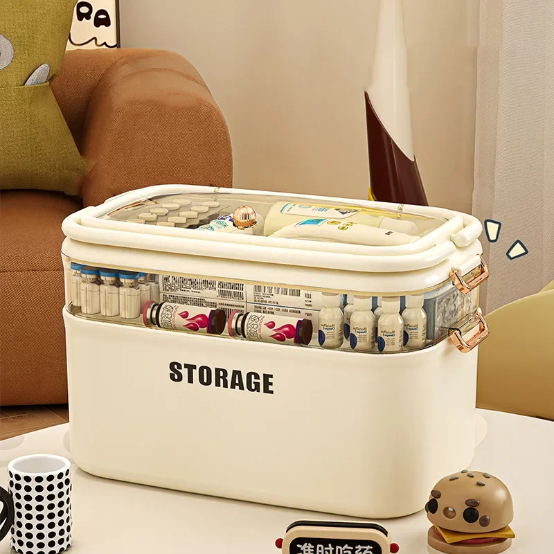 Food Storage Emergency - Grote capaciteit gezinsmedicijn opbergdoos multifunctionele EHBO-kit
