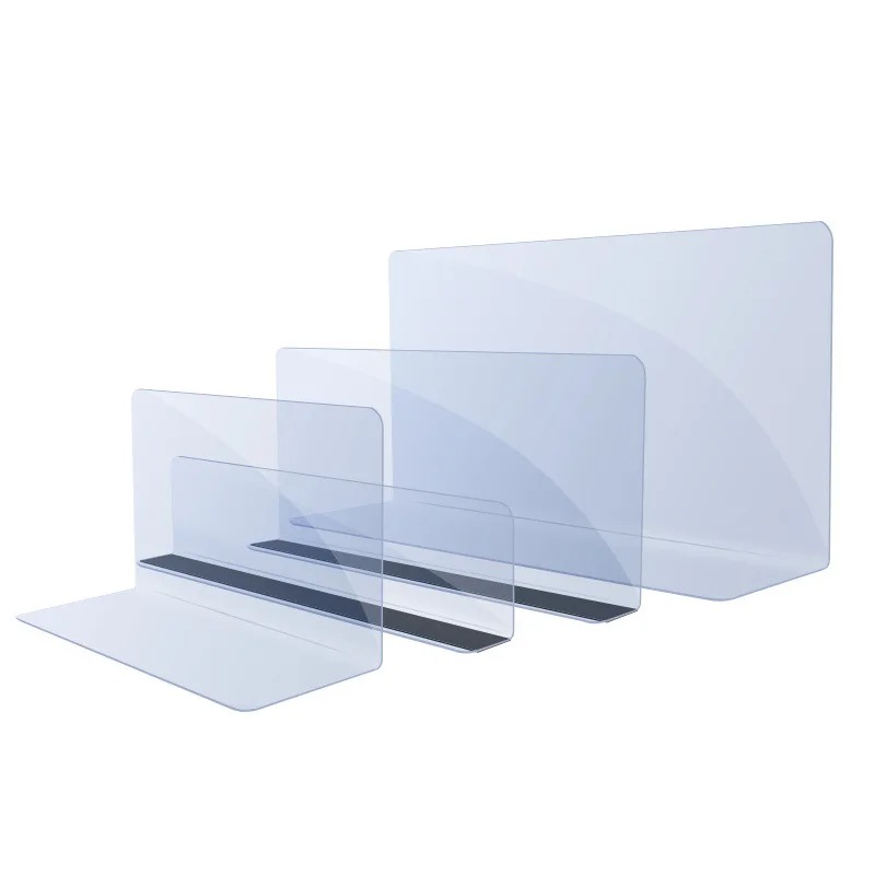 Food Storage Types - 5PCS L-vormige Plankverdelers PVC Transparante Compartimenten