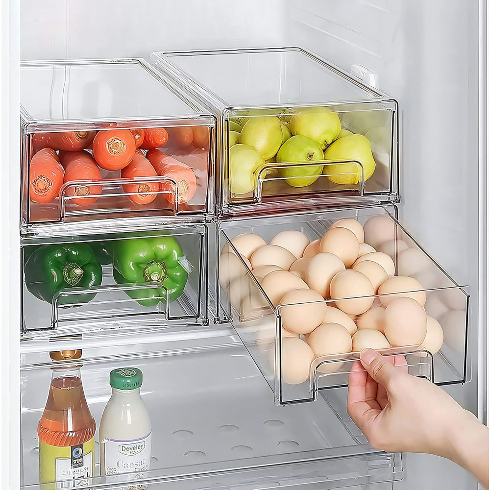 Transparante, stapelbare koelk - Food Storage Without Pantry recensie en prijs