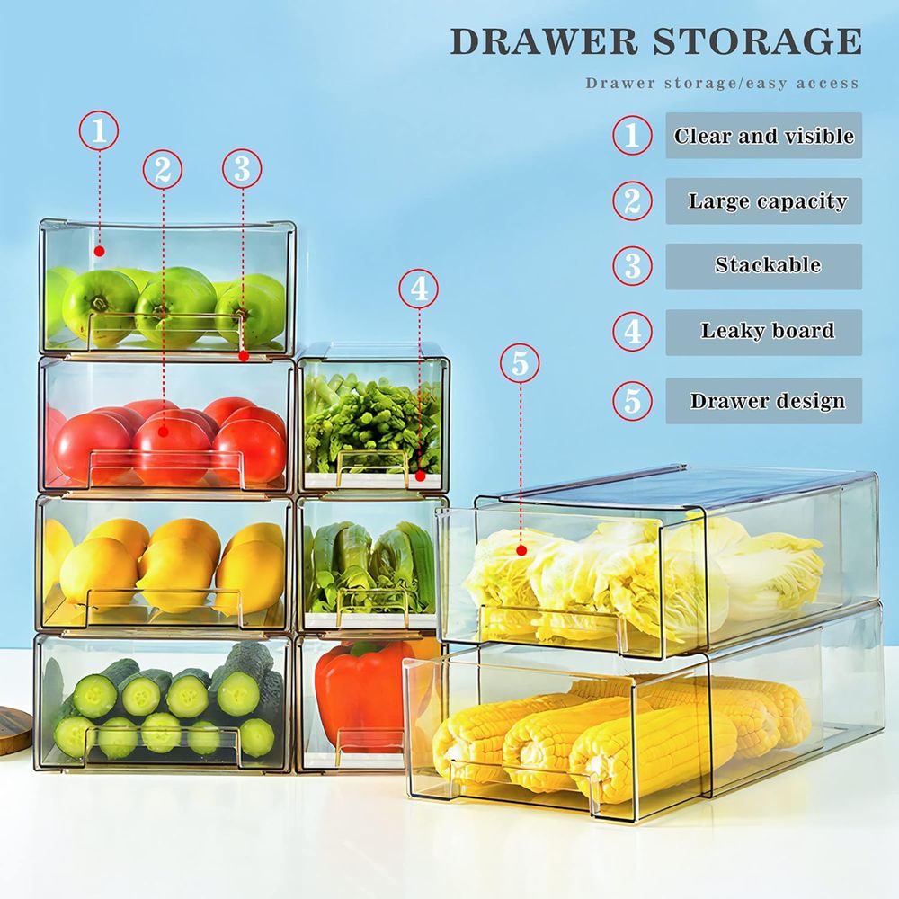 Transparante, stapelbare koelk - Food Storage Without Pantry recensie en prijs