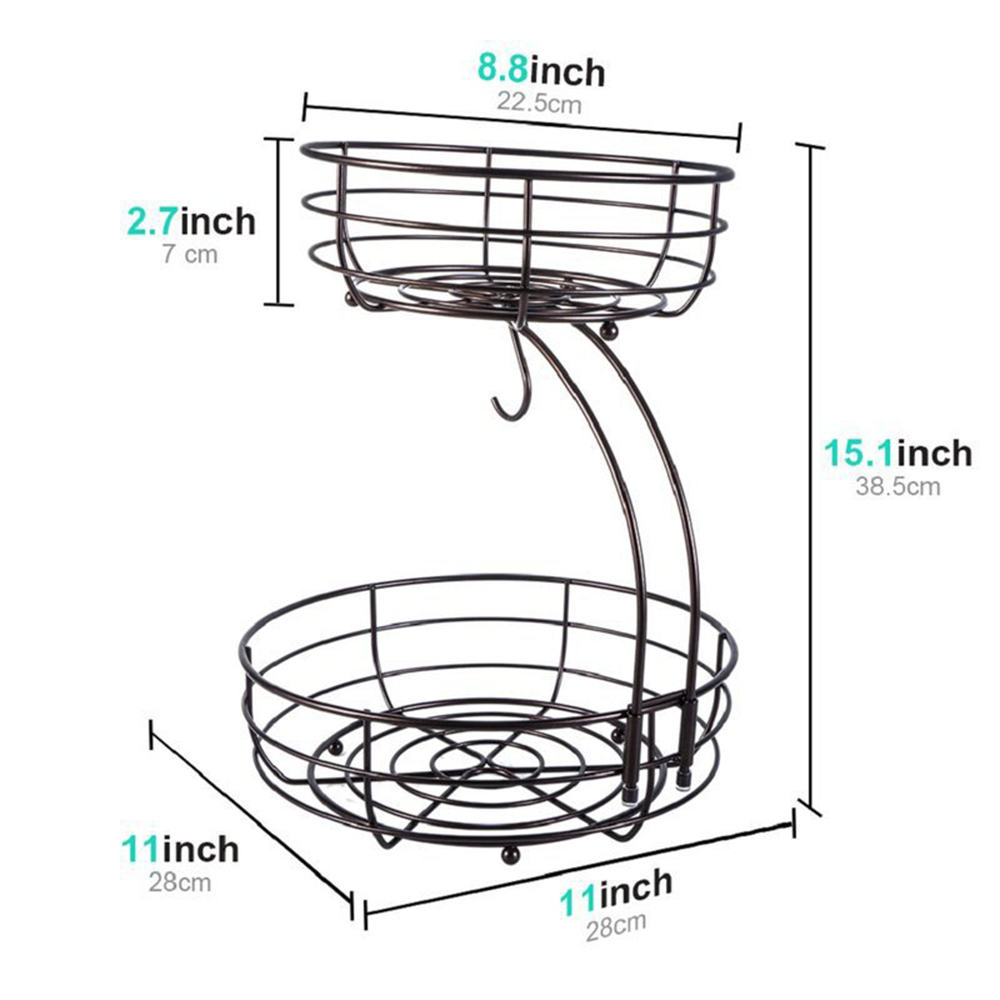 LMETJMA 2-Tier Aanrecht Fruitm - Food Storage Types recensie en prijs