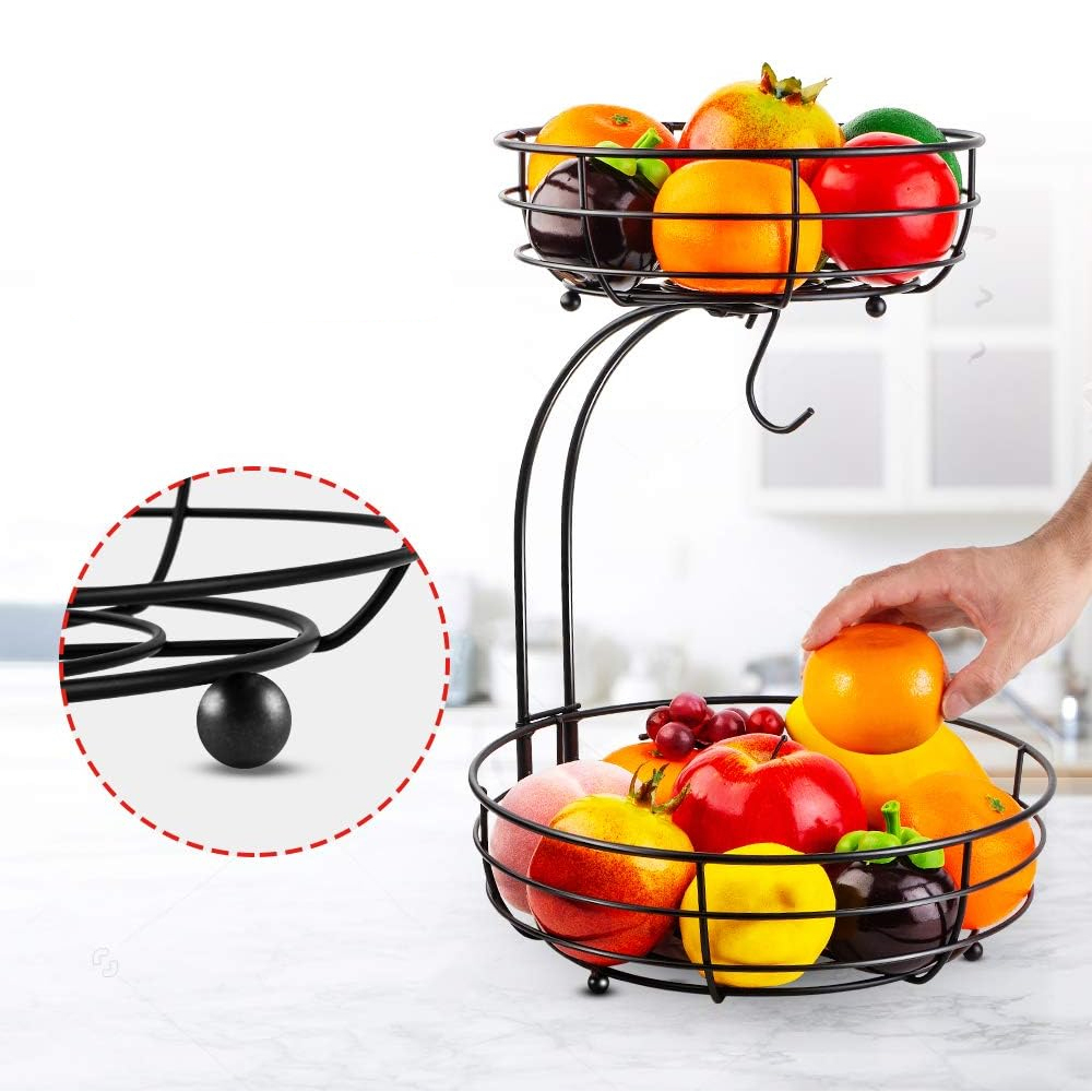 LMETJMA 2-Tier Aanrecht Fruitm - Food Storage Types recensie en prijs