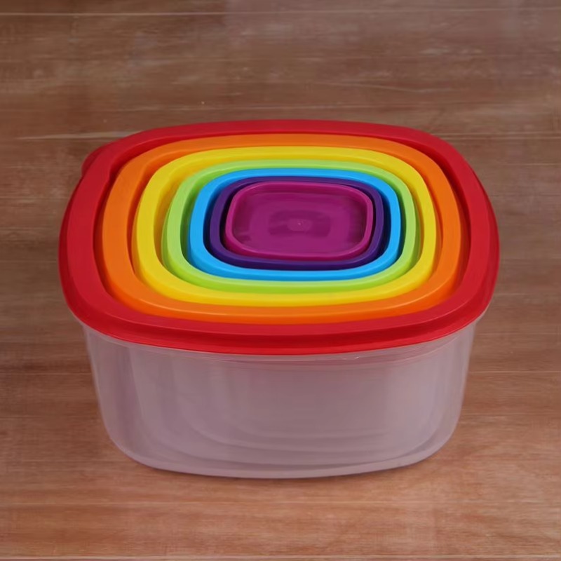 Rainbow 7-delige voedselcontai - Food Storage Is recensie en prijs