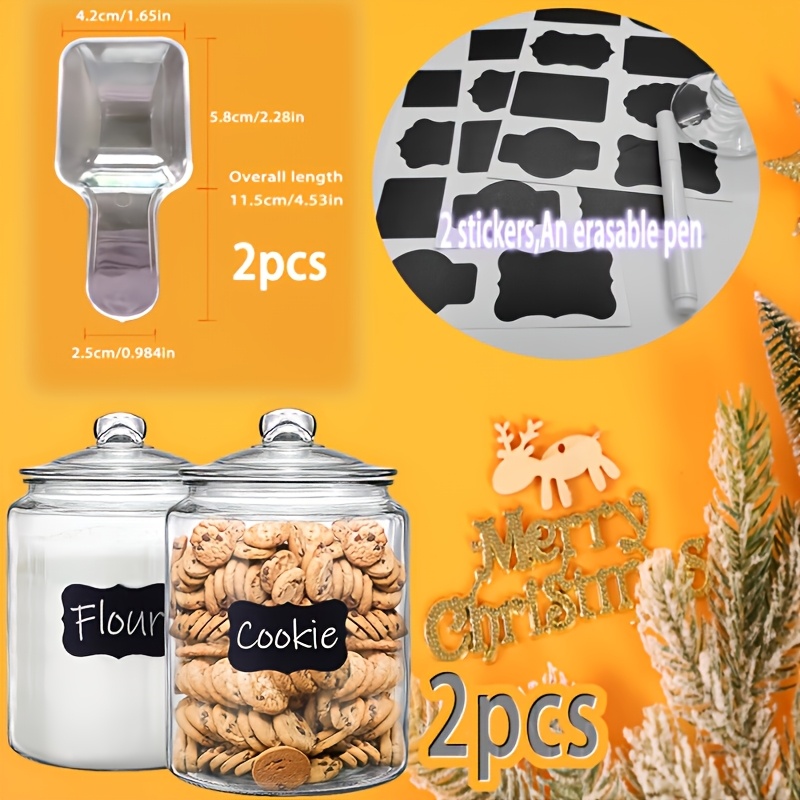 2 stuks glazen voorraadpotten  - Food Storage Tank recensie en prijs