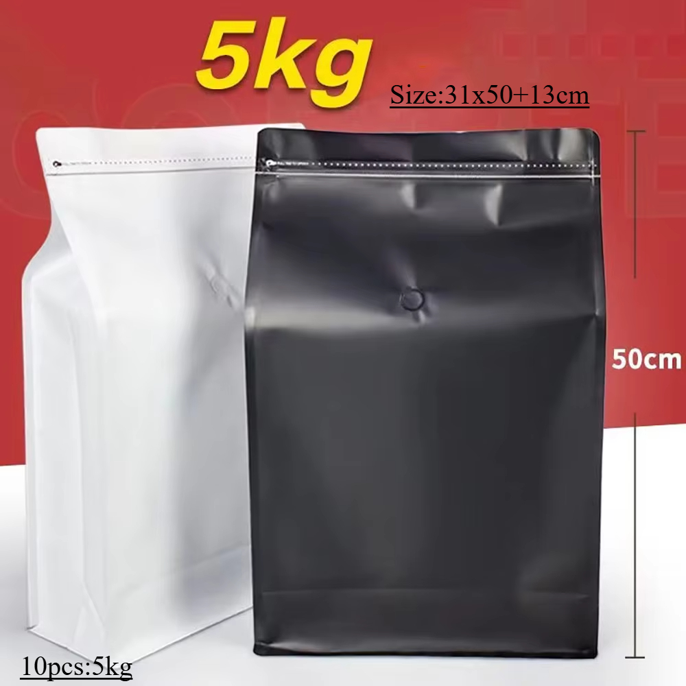 10 stks 5 kg Ziplock Koffieboo - Food Storage Zip Lock Bags recensie en prijs