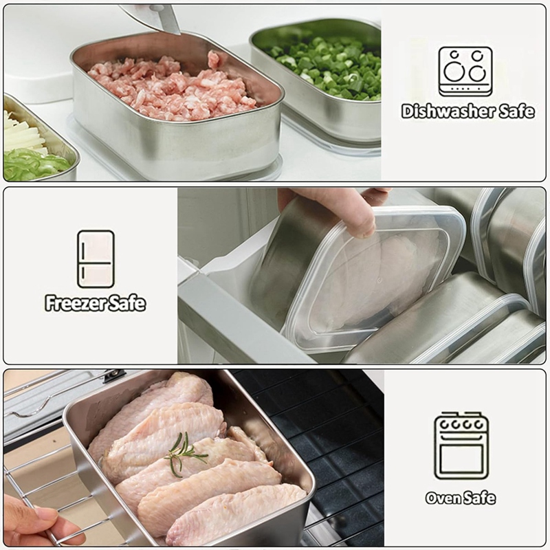 RVS containers voor voedselops - Food Storage Is recensie en prijs