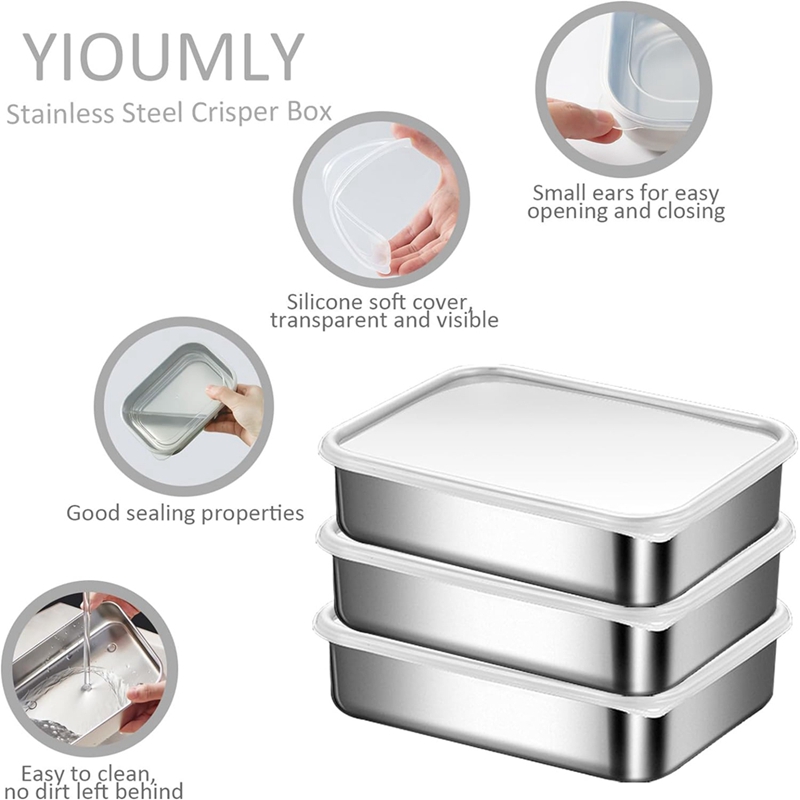 RVS containers voor voedselops - Food Storage Is recensie en prijs