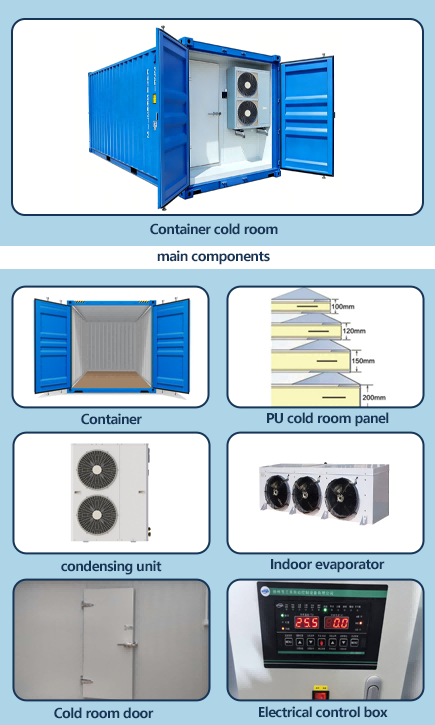 Hoge kwaliteit 20ft Reefer con - Food Storage In Cooler recensie en prijs