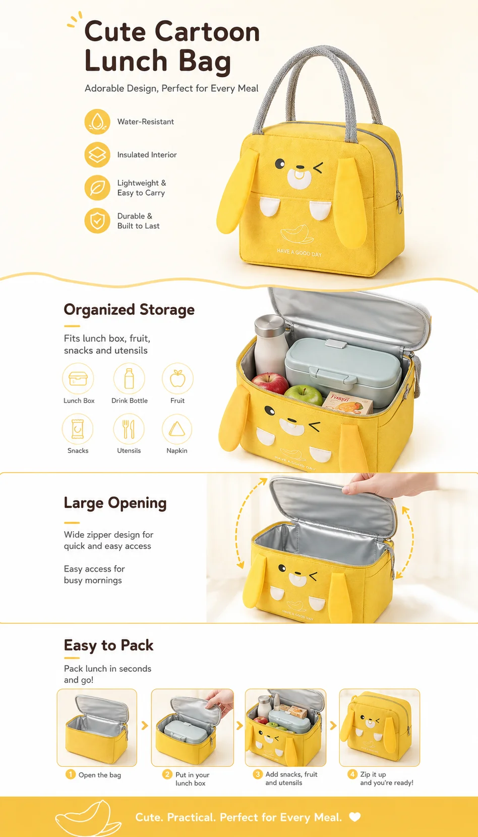 Draagbare Cartoon Thermische K - Food Storage In Cooler recensie en prijs