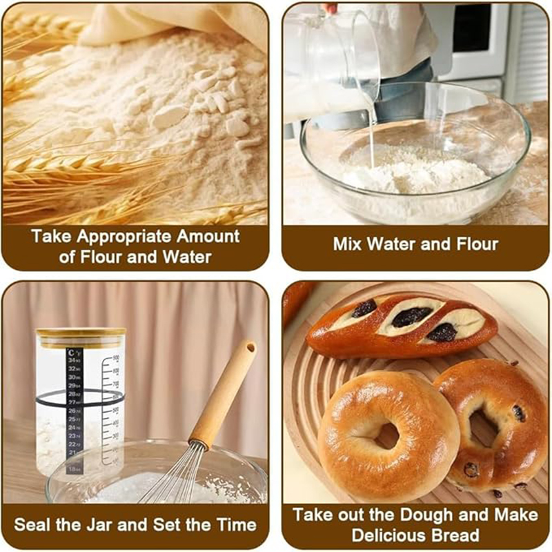 Zuurdesem Starter Jar Kit Zuur - Food Storage Containers Glass recensie en prijs