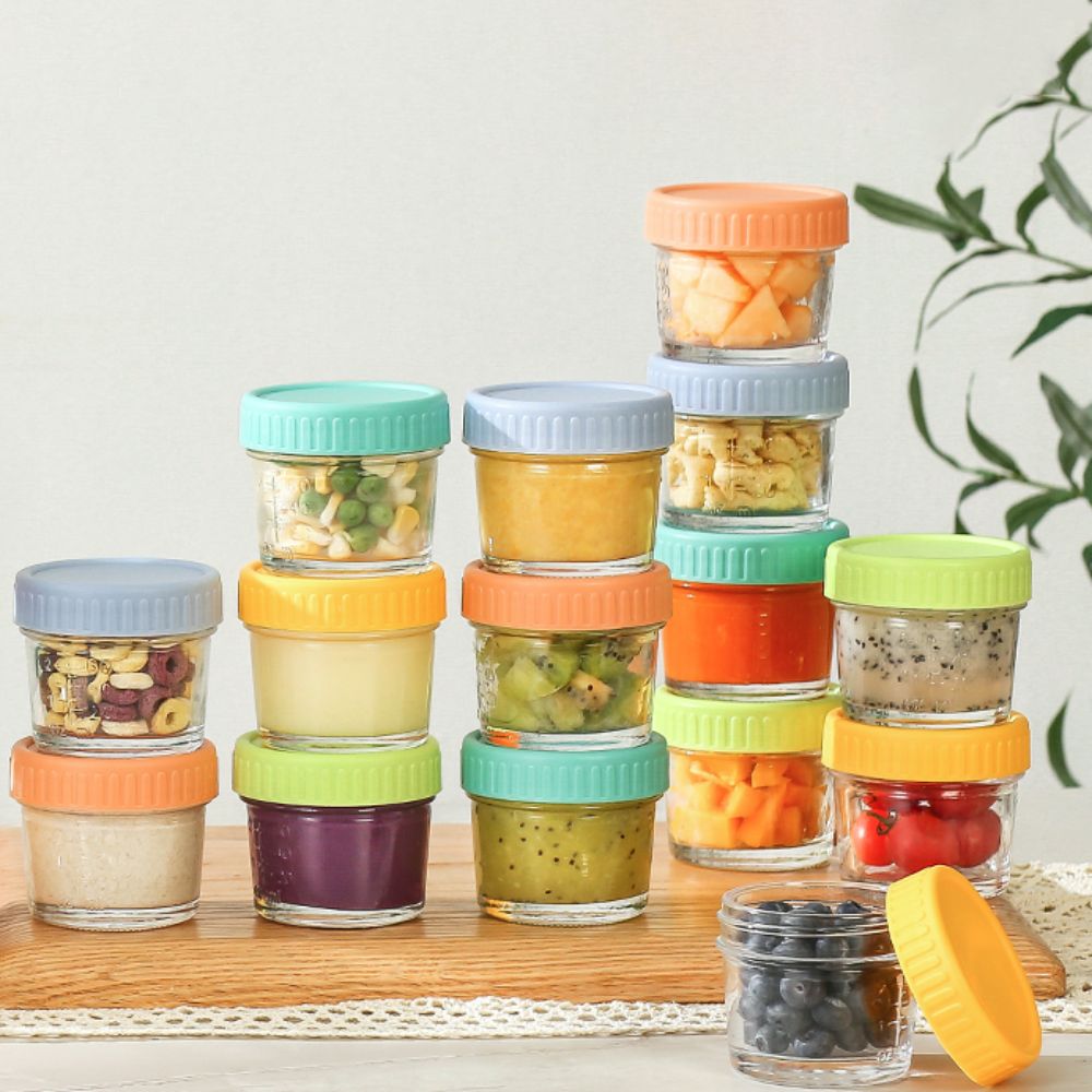 6 stuks glazen babyvoedingpot  - Food Storage Containers Glass recensie en prijs