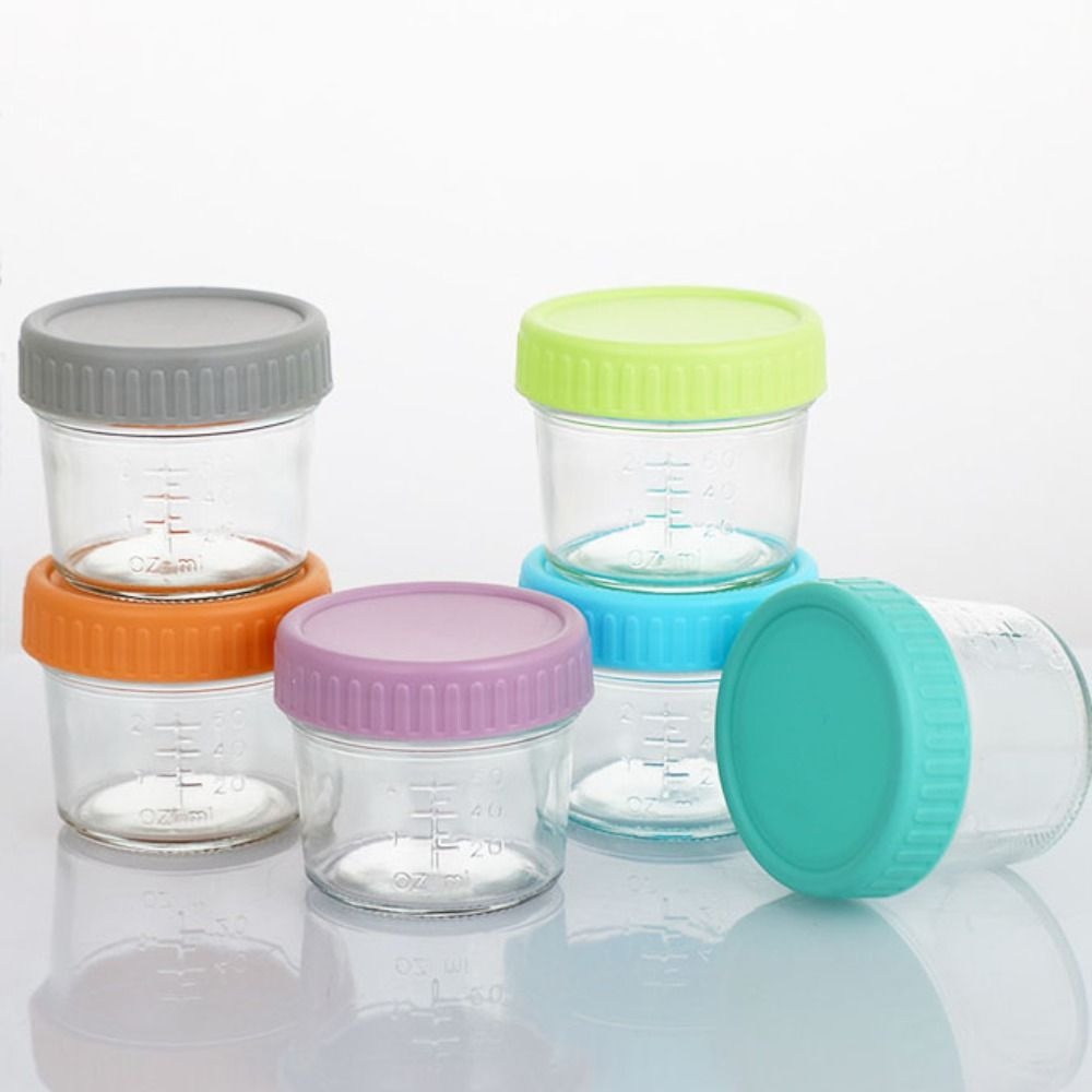 6 stuks glazen babyvoedingspot - Food Storage Containers Glass recensie en prijs
