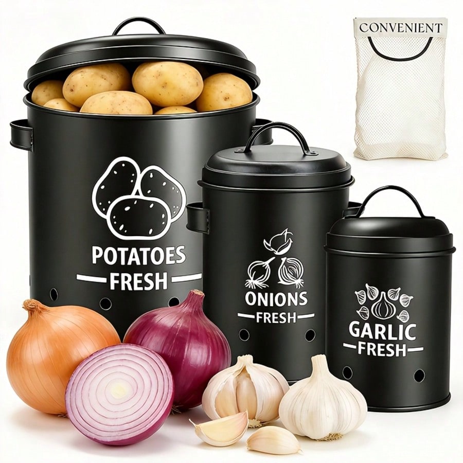 Aardappel Ui Knoflook Opbergba - Food Storage Tank recensie en prijs
