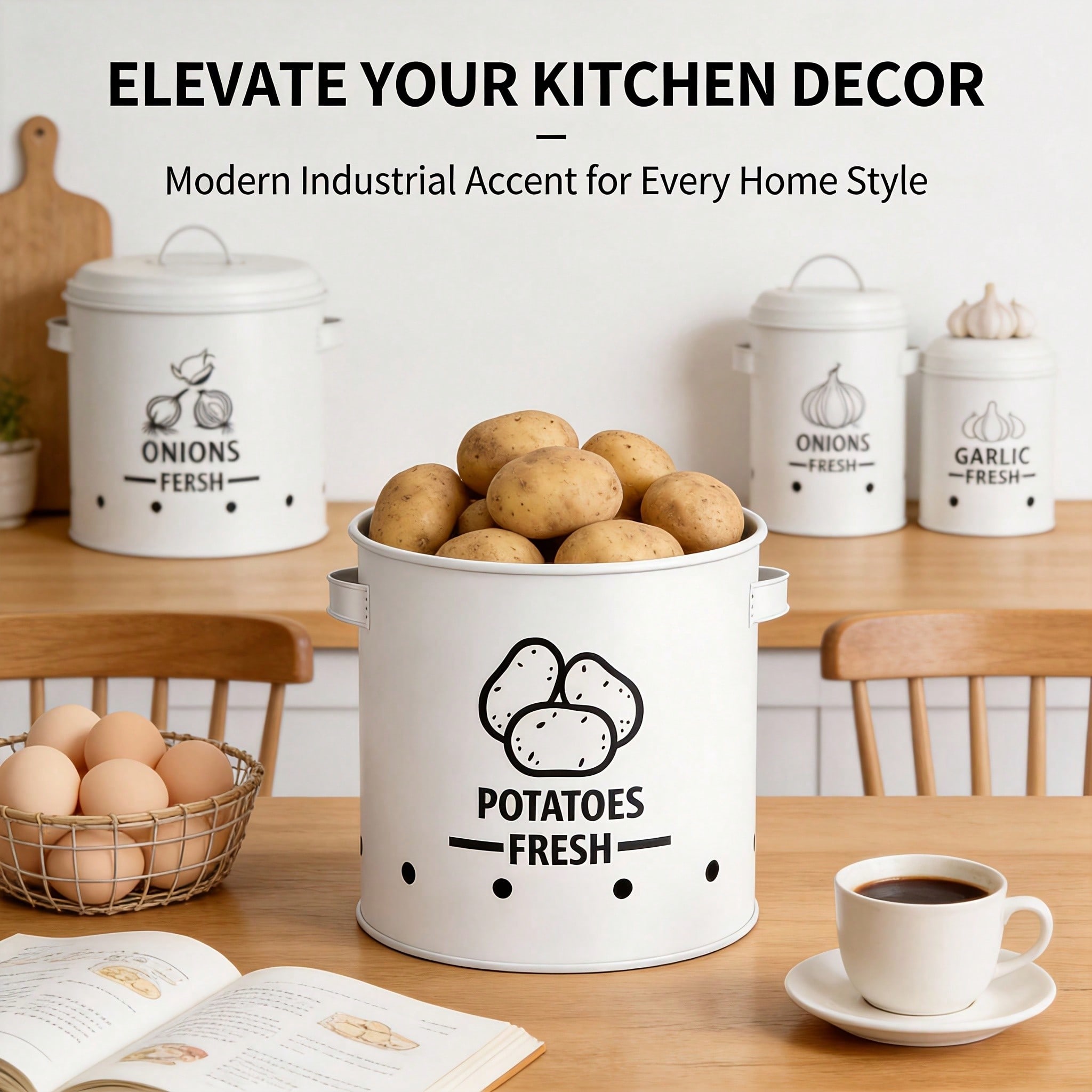 Aardappel Ui Knoflook Opbergba - Food Storage Tank recensie en prijs