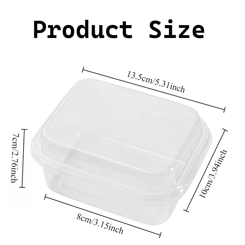 5/10PCS Plastic Taartdoos met  - Xmas Food Storage Containers recensie en prijs
