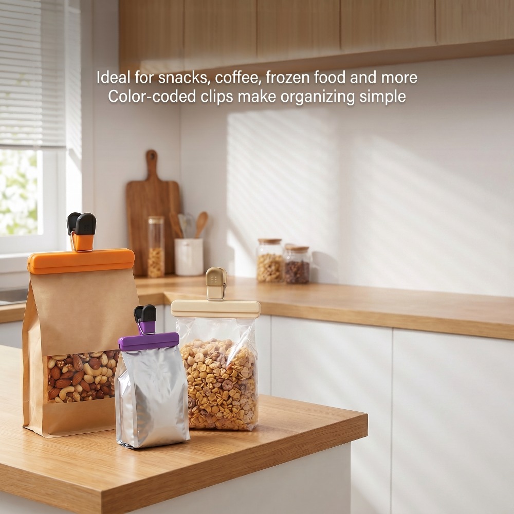 Open zakkenklemmen, grote clip - Food Storage Zip Lock Bags recensie en prijs