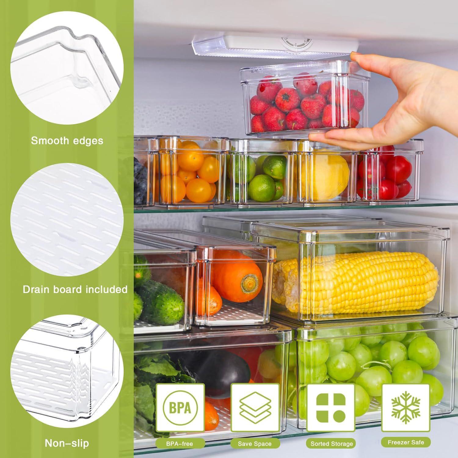 10/14-delige koelkastorganisat - Food Storage Without Pantry recensie en prijs