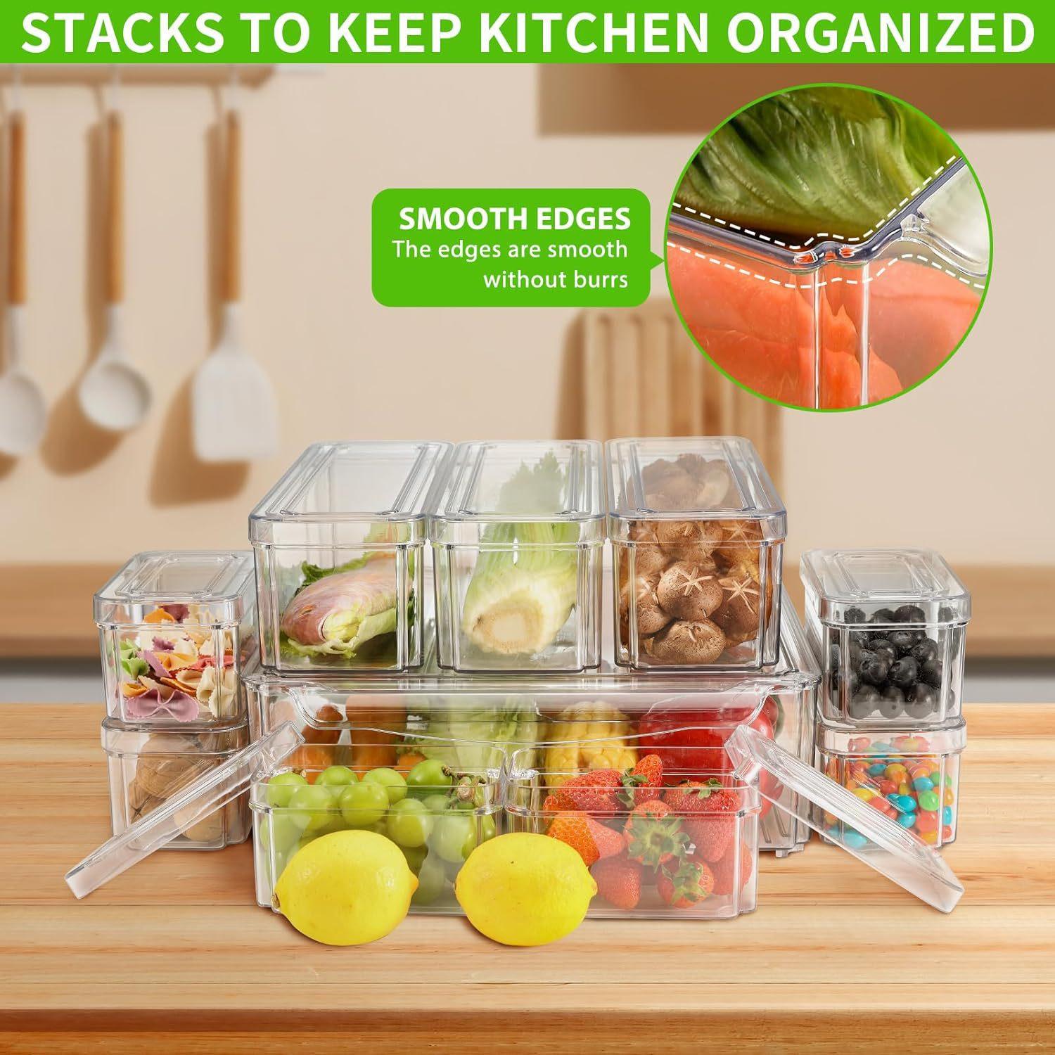 10/14-delige koelkastorganisat - Food Storage Without Pantry recensie en prijs