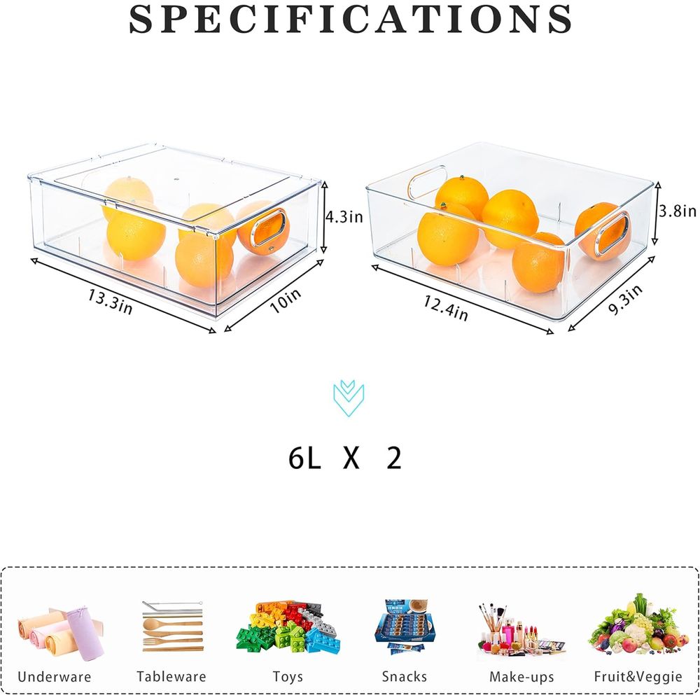 Transparante, stapelbare koelk - Food Storage Without Pantry recensie en prijs