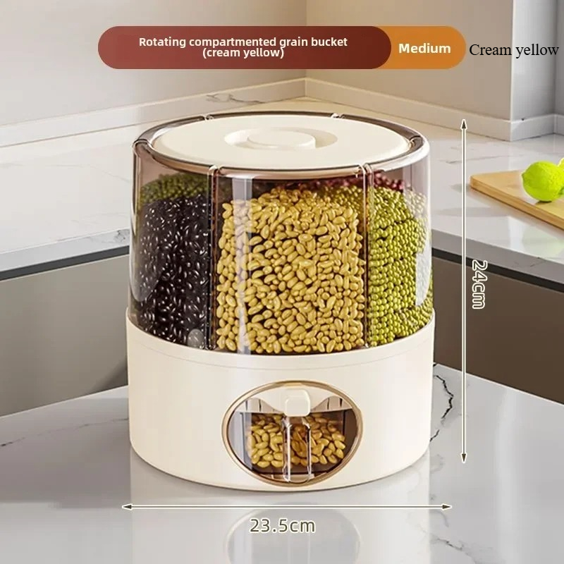 Afgesloten draaibare rijstvoor - Food Storage Tank recensie en prijs