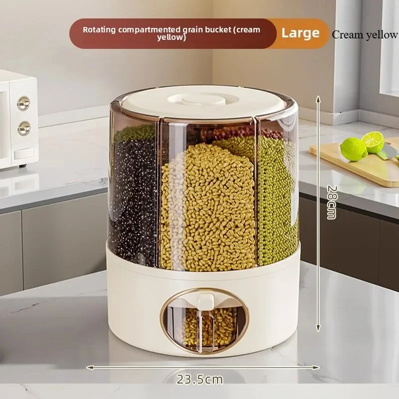 Afgesloten draaibare rijstvoor - Food Storage Tank recensie en prijs