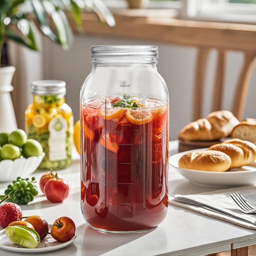 2000ML glazen weckpot met bred - Food Storage Containers Glass recensie en prijs