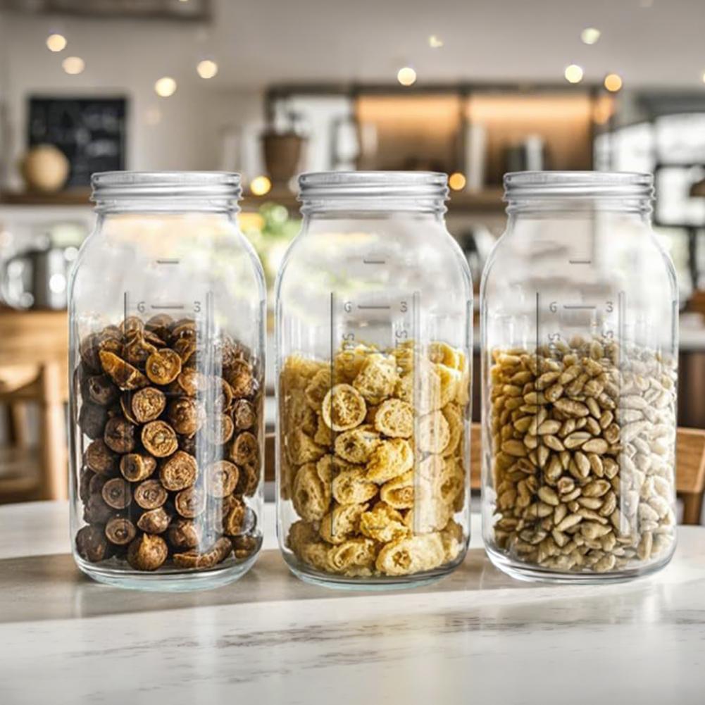 2000ML glazen weckpot met bred - Food Storage Containers Glass recensie en prijs