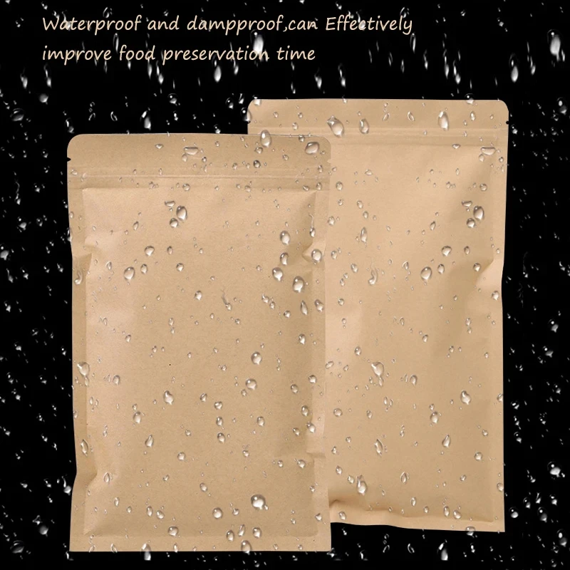 100 STKS Bruin Kraftpapier Rit - Food Storage Is recensie en prijs