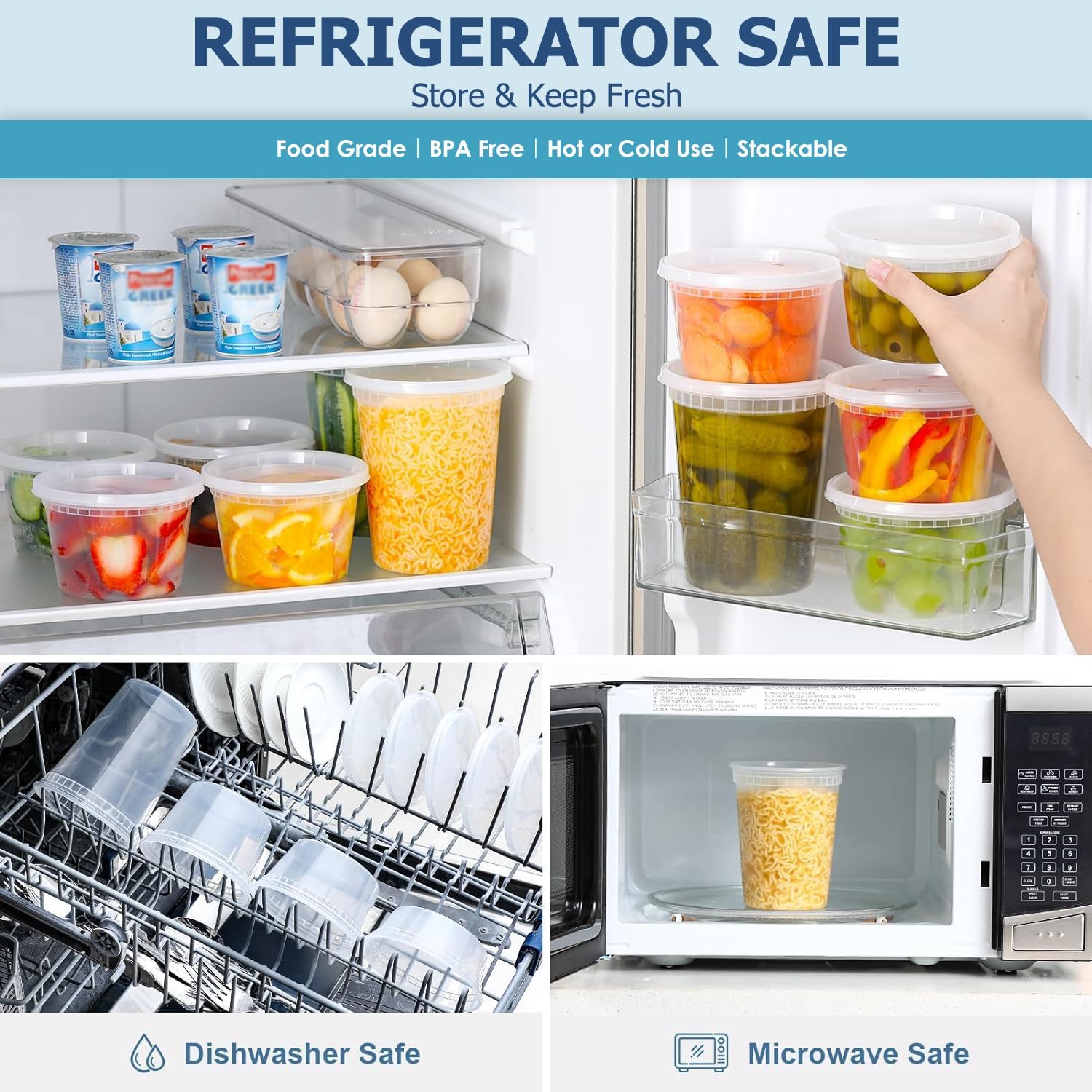 24 stks Deli Voedselopslagcont - Food Storage Containers With Lids recensie en prijs