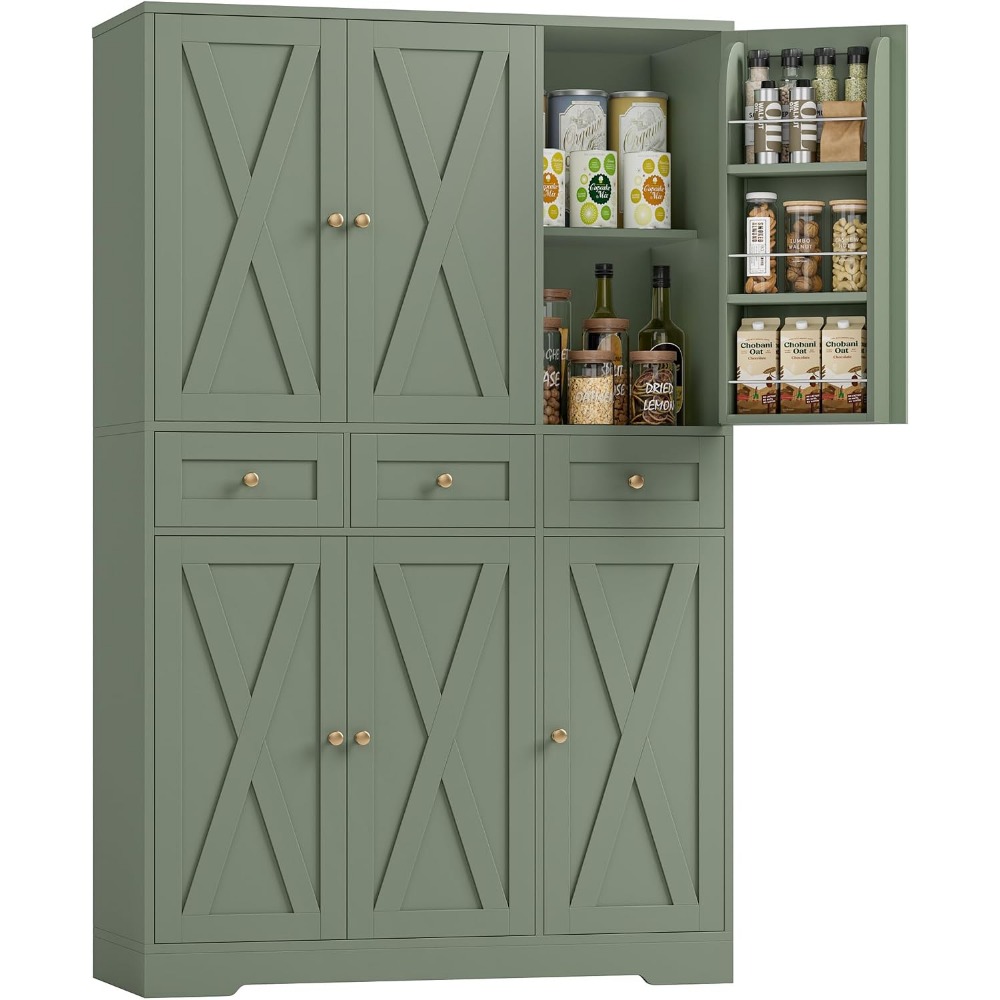 HOSTACK 67'H Farmhouse keukenk - Food Storage Without Pantry recensie en prijs