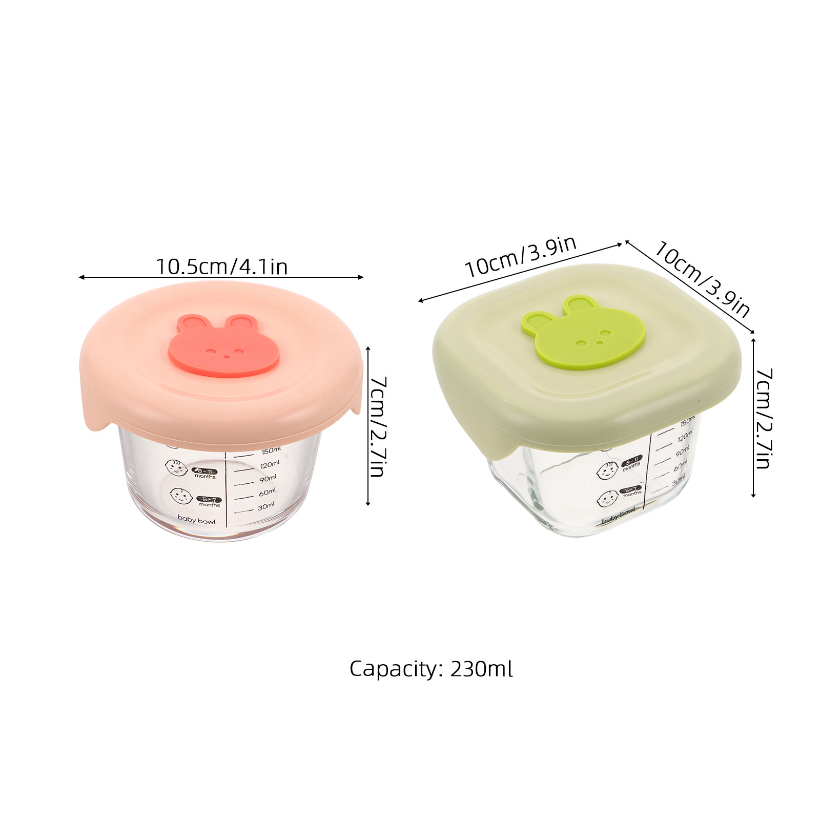 2 Stuks Babyvoeding Bewaarcont - Food Storage Containers Glass recensie en prijs
