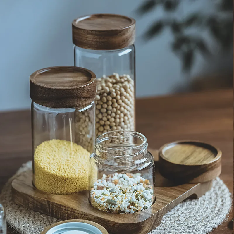 Houten Deksel Orgnizer Glas Lu - Food Storage Containers Glass recensie en prijs