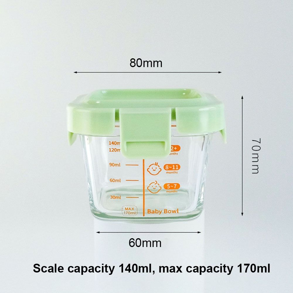 Nieuwe 170 ml voedsel opbergdo - Food Storage Containers Glass recensie en prijs