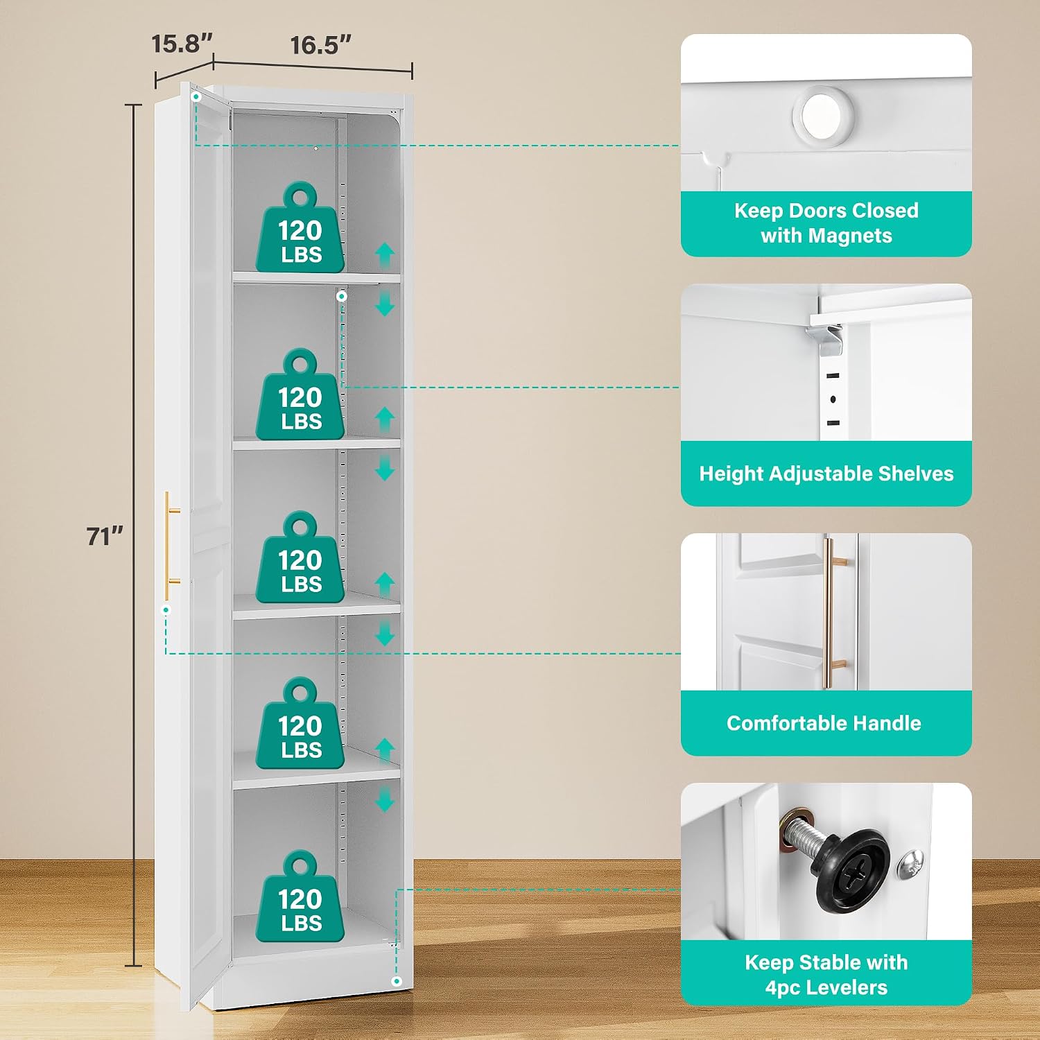 Hoge, smalle opbergkast met éé - Food Storage Tank recensie en prijs