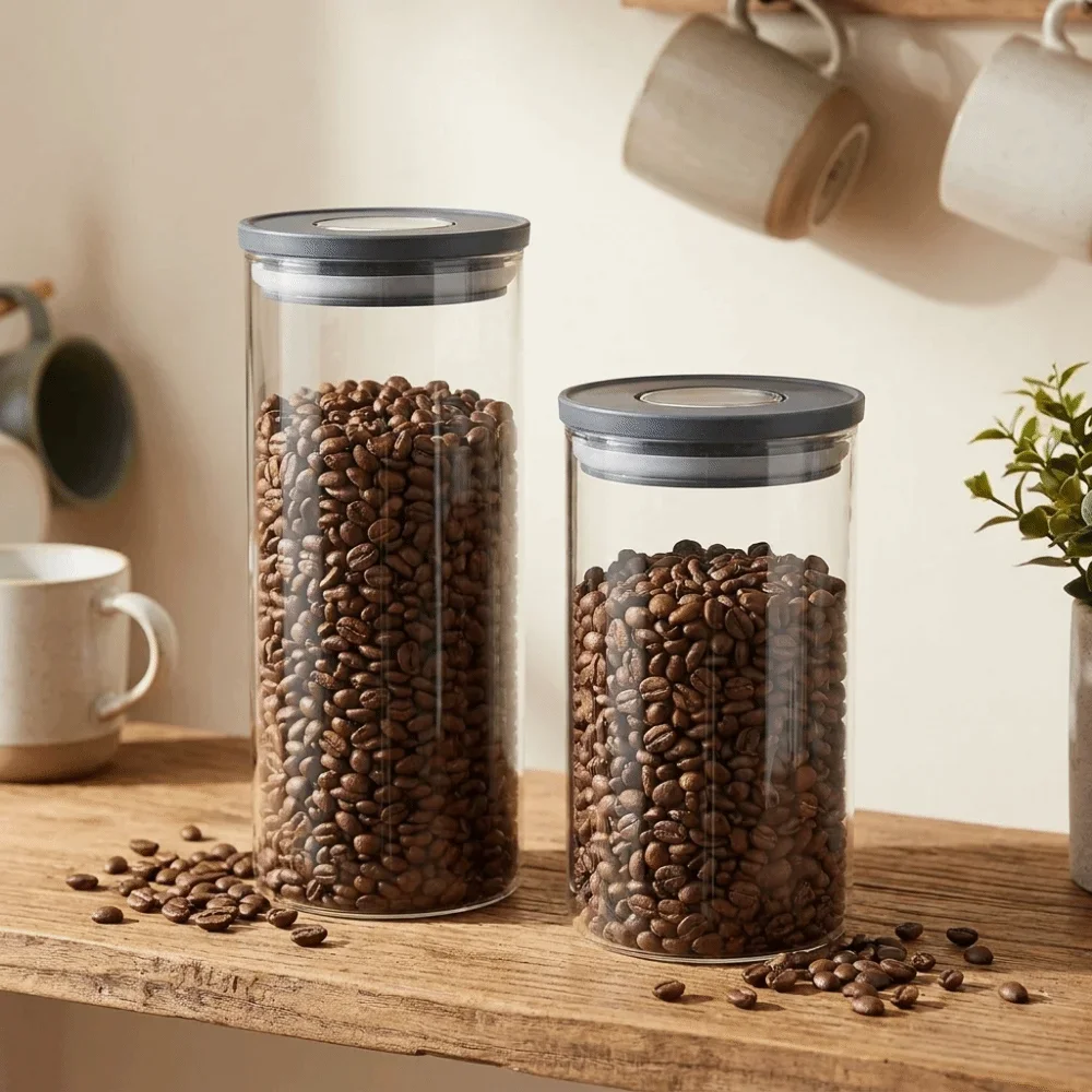 Glazen vacuümverzegelde tank T - Food Storage Types recensie en prijs