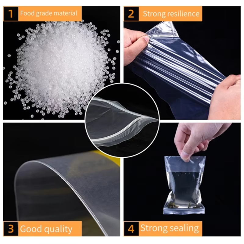 100 stuks transparante zipzakk - Food Storage Zip Lock Bags recensie en prijs