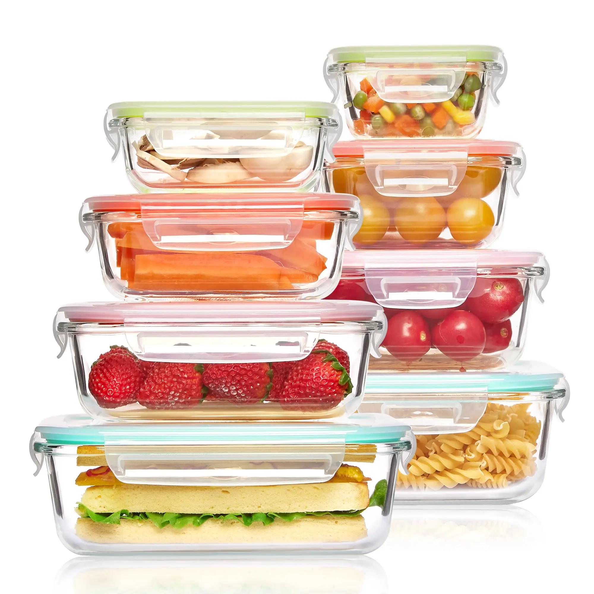 Glazen lunchbox Voedselopslagc - Food Storage Containers Glass recensie en prijs