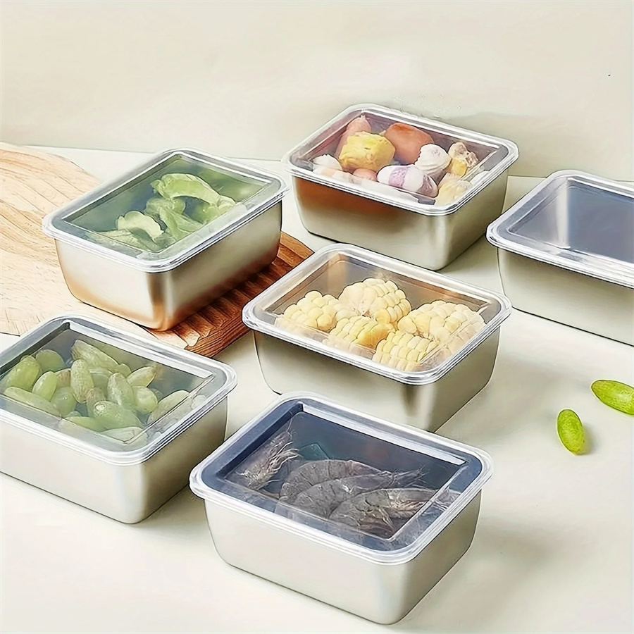 1/3/5 Stuks Rvs Voedsel Opberg - Food Storage Containers With Lids recensie en prijs