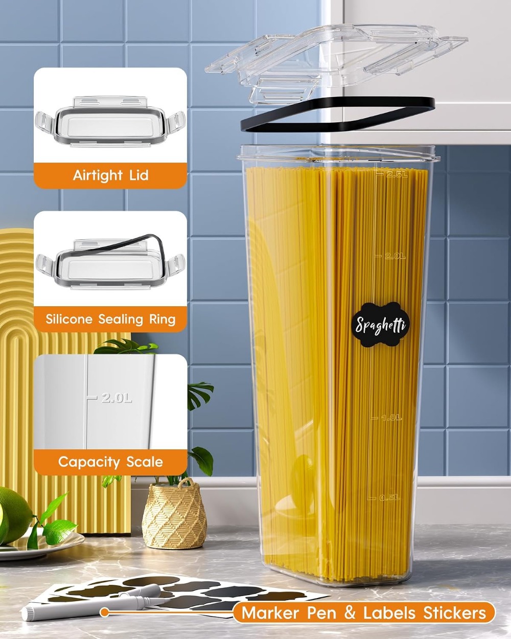 24 stuks luchtdichte voorraadd - Food Storage Containers With Lids recensie en prijs