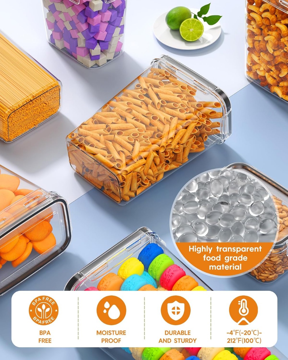 24 stuks luchtdichte voorraadd - Food Storage Containers With Lids recensie en prijs