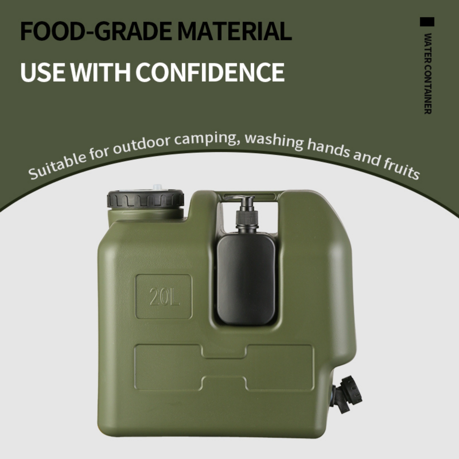 20L Camping Watercontainer met - Food Storage Emergency recensie en prijs