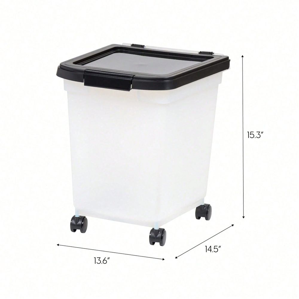 Transparante plastic opbergemm - Food Storage For Dog recensie en prijs
