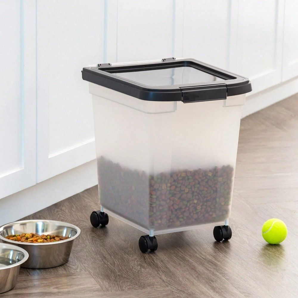 Transparante plastic opbergemm - Food Storage For Dog recensie en prijs