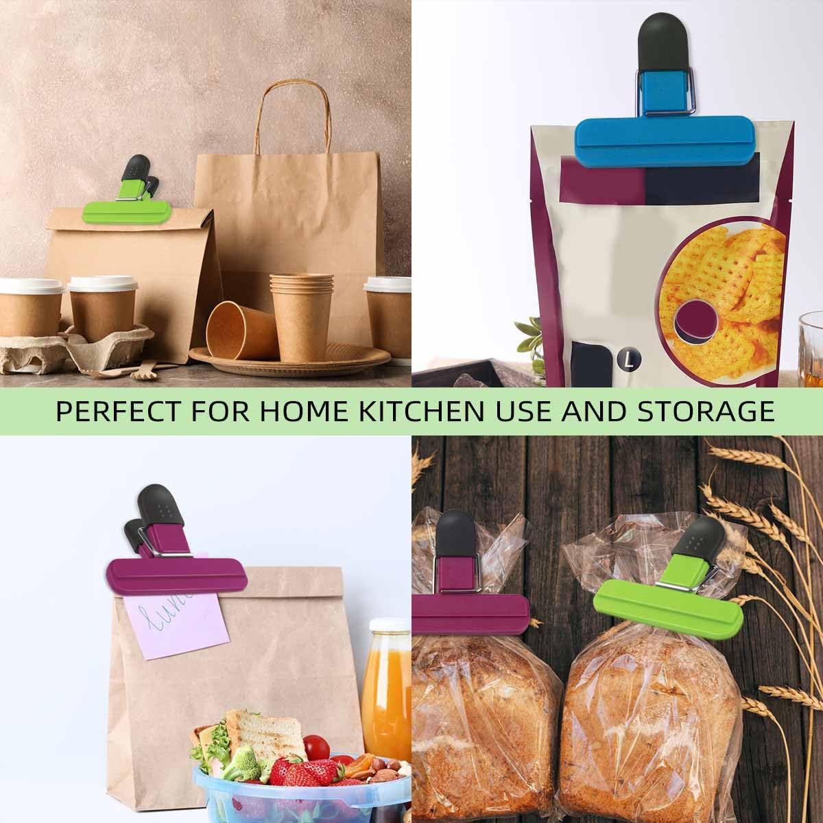 6 stuks verzegelclips van plas - Food Storage Zip Lock Bags recensie en prijs