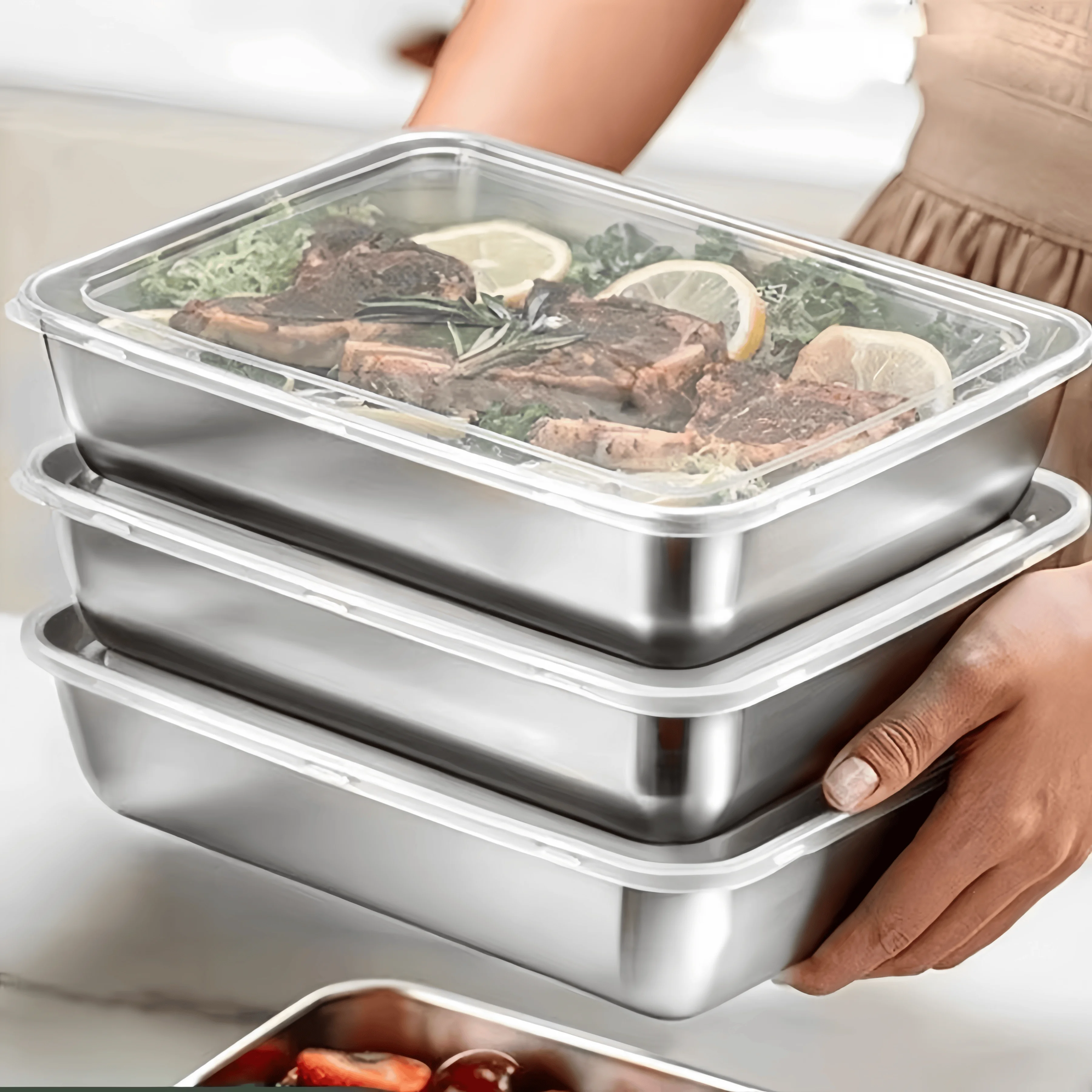 Roestvrijstalen verzegelde lun - Food Storage Containers With Lids recensie en prijs