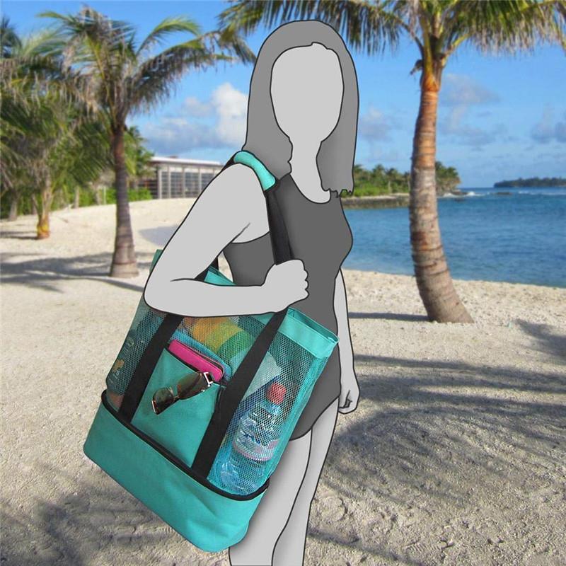 Waterdichte grote mesh strandk - Food Storage In Cooler recensie en prijs